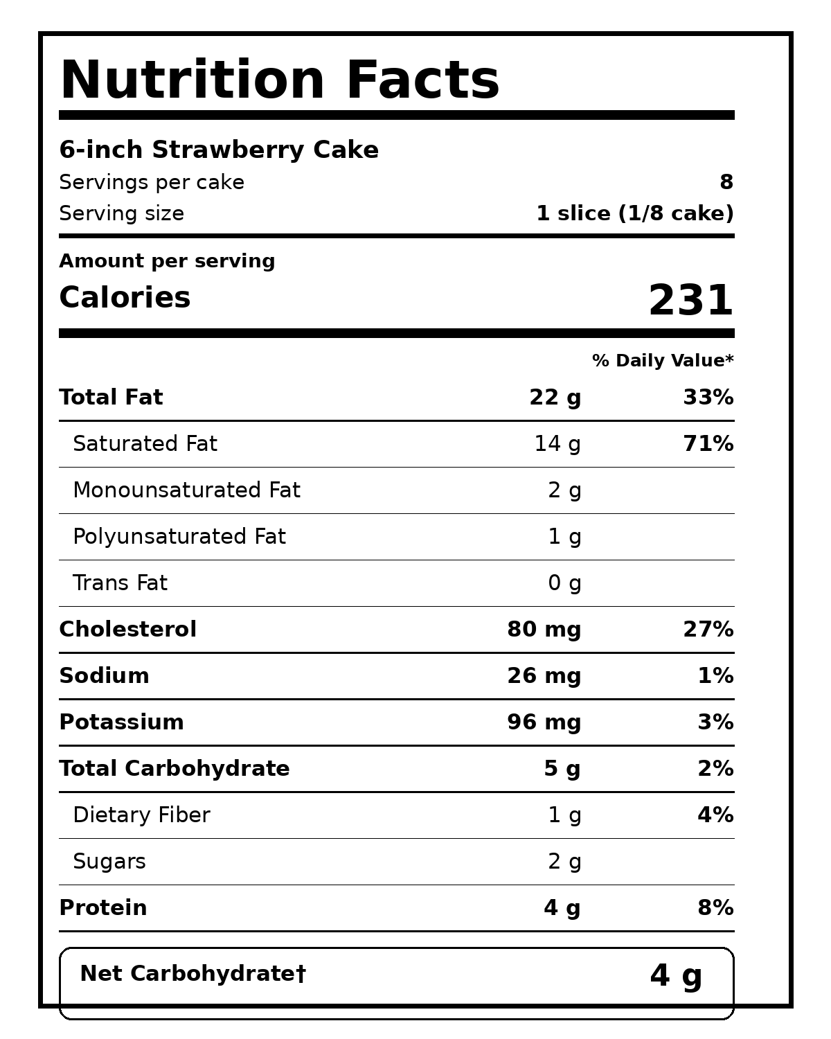 Strawberry Cake - Image 3